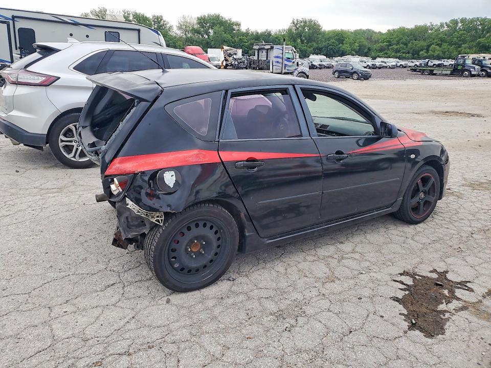2008 Mazda 3 VIN JM1BK343981837313 COPART salvage auction — REAR END, Mo - Salvage Certificate Of Title, sold $100 on 2026-07-30 (photo 3)
