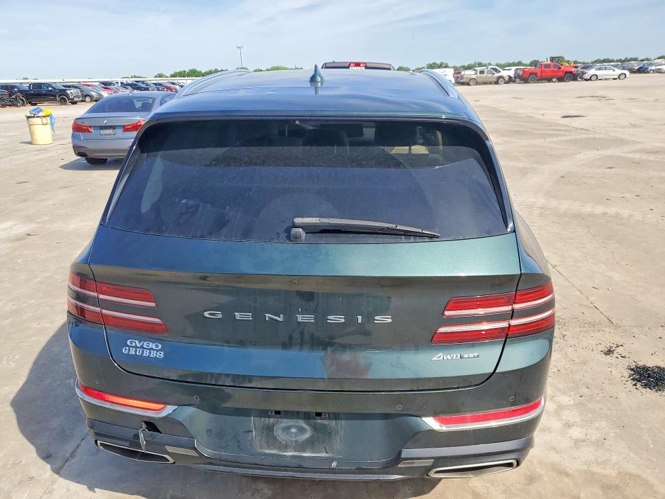 2021 Genesis Gv80 VIN KMUHCESC0MU050987 COPART salvage auction — FRONT END, Tx - Salvage Vehicle Title, sold $8,300 on 2026-07-02 (photo 6)