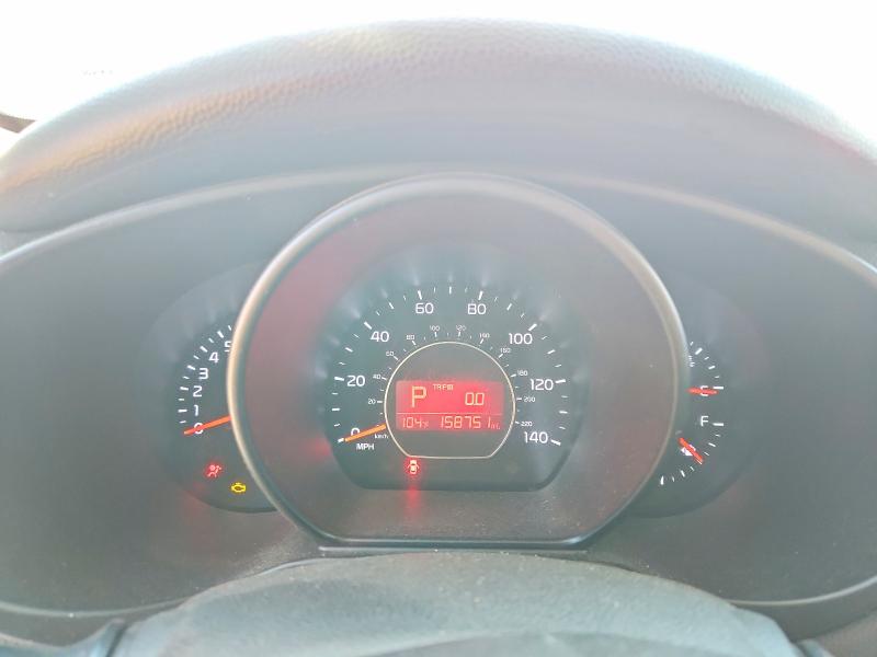 2016 Kia VIN KNDJP3A55G7829093 COPART salvage auction — REAR END, Tx - Salvage Vehicle Title, sold $350 on 2026-07-10 (photo 9)