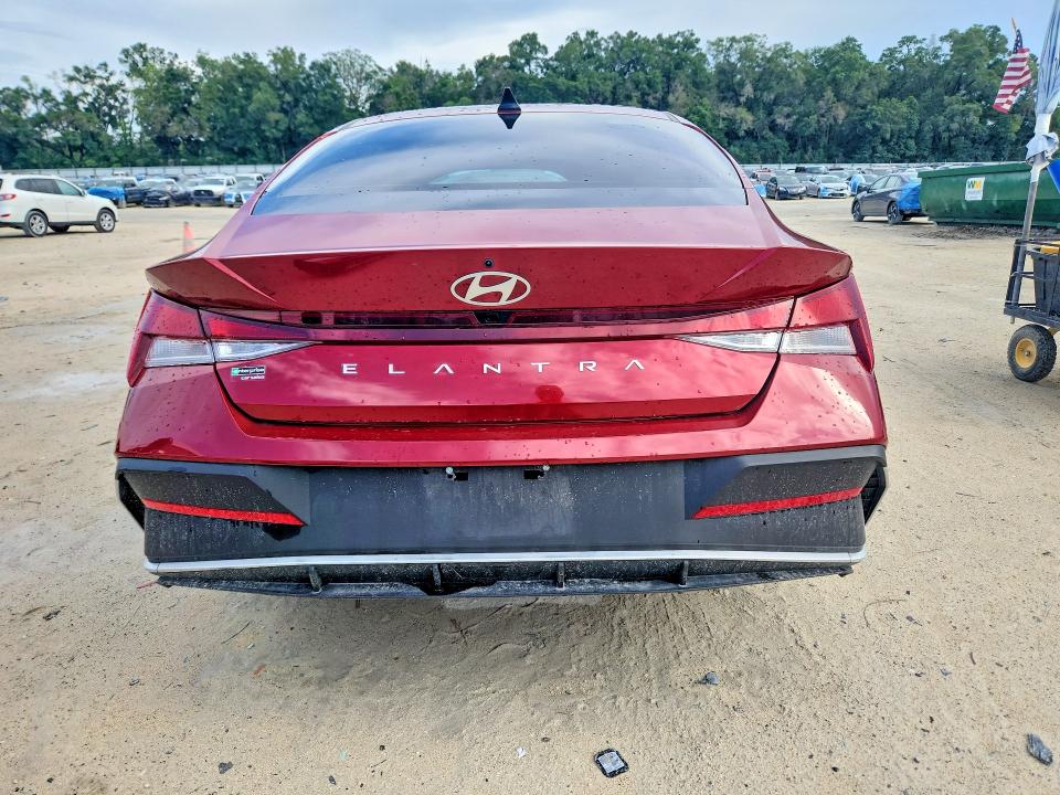2024 Hyundai Elantra VIN KMHLM4DG1RU668665 COPART salvage auction — FRONT END, Fl - Certificate Of Destruction, sold $2,950 on 2026-07-07 (photo 6)