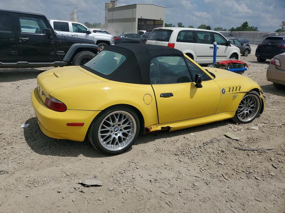 2001 BMW Z3 VIN WBACN53451LJ55876 COPART salvage auction — FRONT END, Ks - Cert Of Title-Salvage, sold $175 on 2026-07-30 (photo 3)