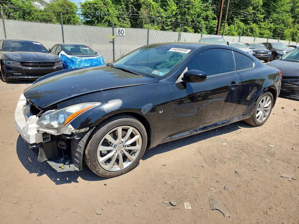 2014 Infiniti VIN JN1CV6EL8EM132530 COPART salvage auction — FRONT END, Pa - Certificate Of Salvage, sold $20 on 2026-07-29 (photo 1)
