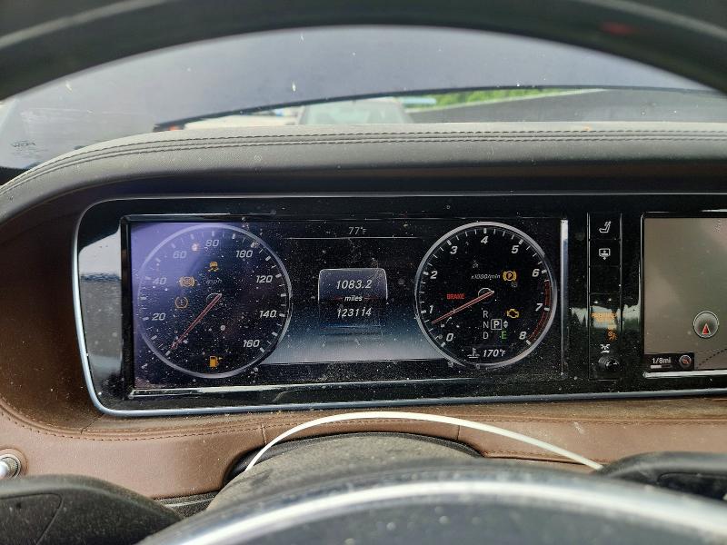 2015 Mercedes-benz S class VIN WDDUG8CB9FA070789 COPART salvage auction — MINOR DENT/SCRATCHES, SC - CERTIFICATE OF TITLE (P), sold $6,800 on 2026-08-13 (photo 9)