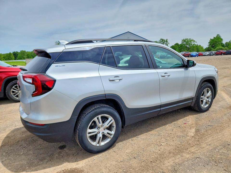 2022 Gmc Terrain VIN 3GKALTEV6NL249953 COPART salvage auction — HAIL, Oh - Cert Of Title-Salvage, sold $10,700 on 2026-07-06 (photo 3)