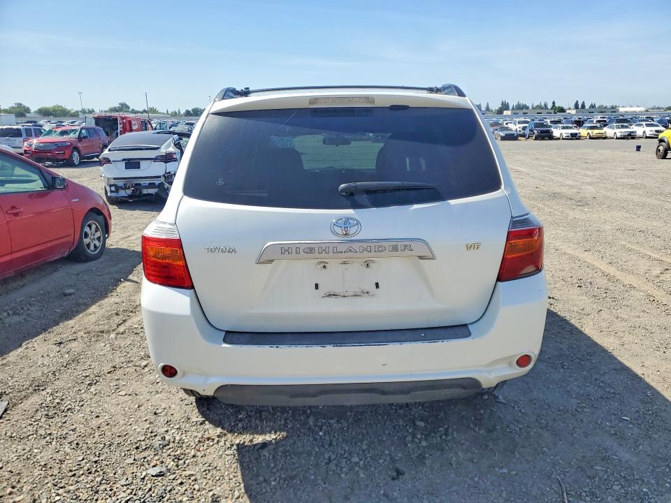 2008 Toyota Highlander VIN JTEDS41A882033494 COPART salvage auction — FRONT END, CA - SALVAGE CERTIFICATE, sold $1,300 on 2026-07-21 (photo 6)