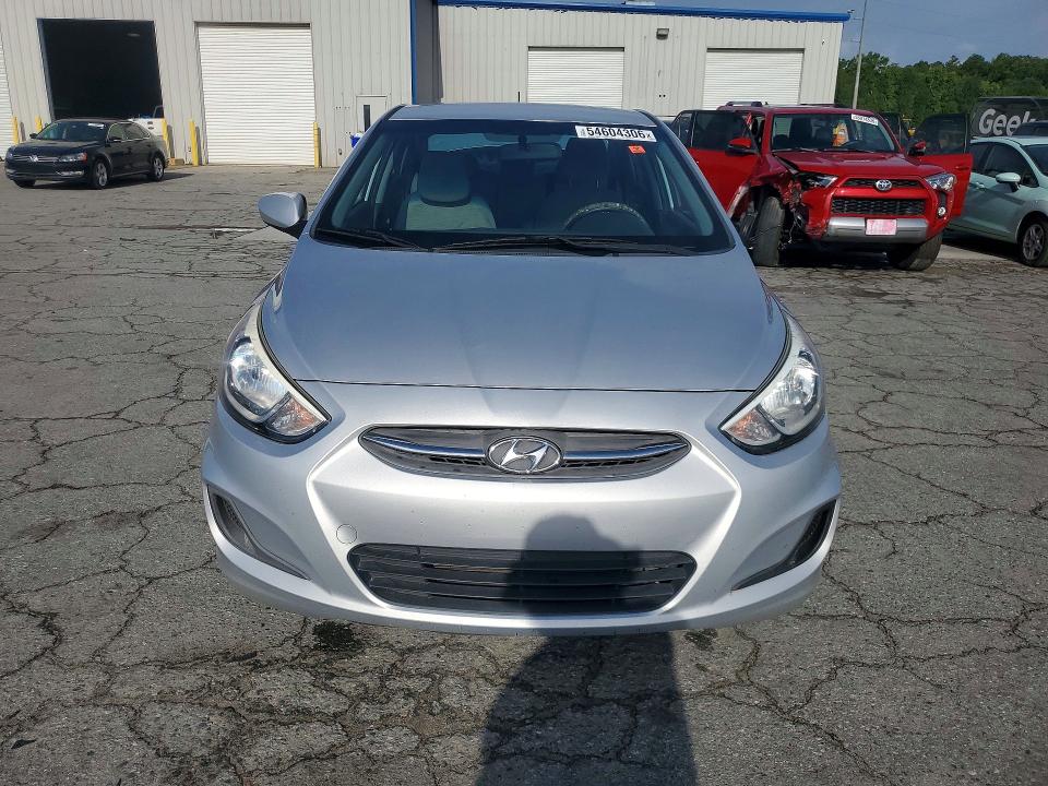 2017 Hyundai Accent VIN KMHCT4AE8HU175375 COPART salvage auction — REAR END, Ga - Cert Of Title-Salvage, sold $1,000 on 2026-07-27 (photo 5)