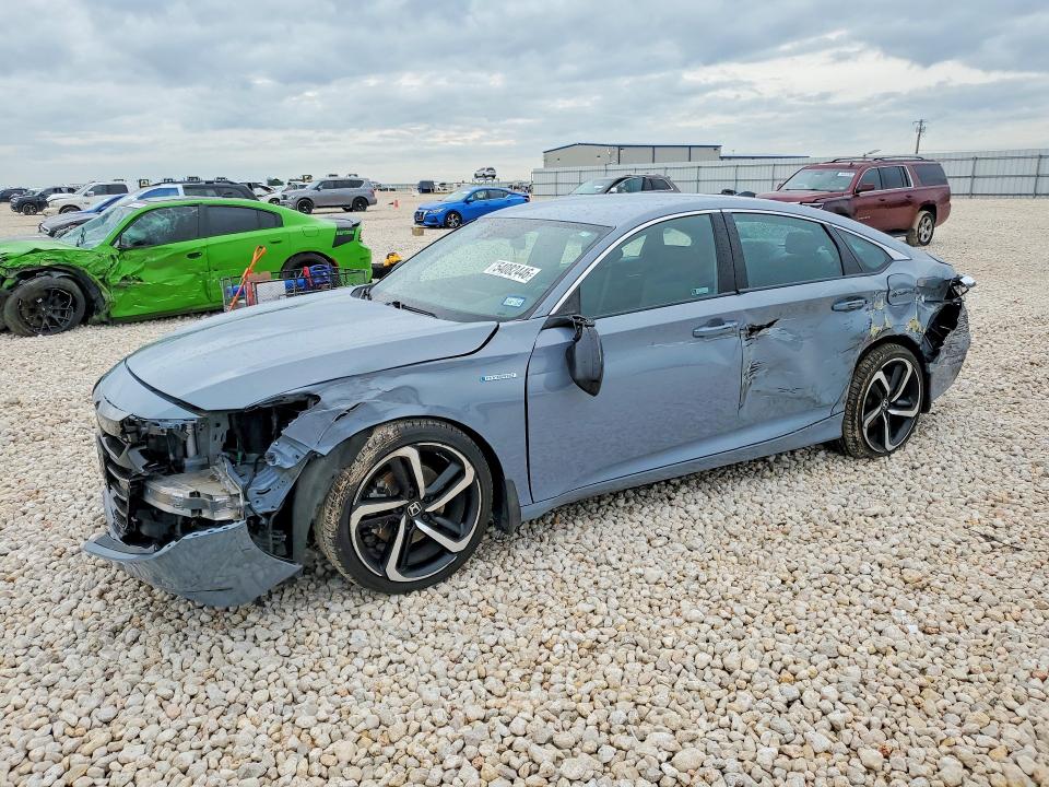2022 Honda Accord VIN 1HGCV3F21NA033598 COPART salvage auction — FRONT END, Tx - Salvage Vehicle Title, sold $5,300 on 2026-07-02 (photo 1)
