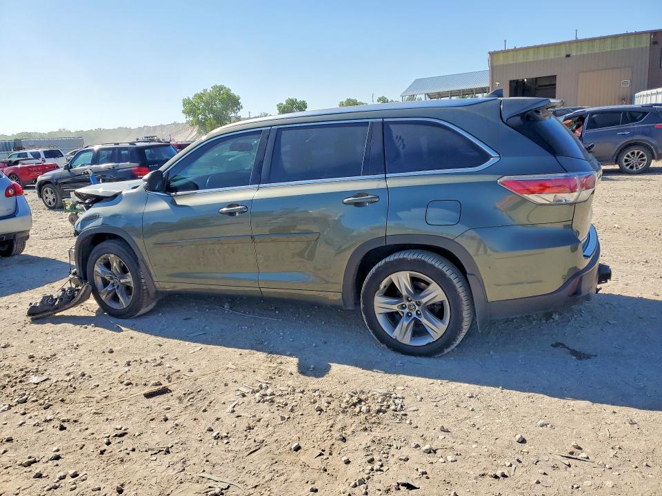 2016 Toyota VIN 5TDDKRFHXGS270910 COPART salvage auction — FRONT END, MO - SALVAGE CERTIFICATE OF TITLE, sold $6,900 on 2026-07-28 (photo 2)