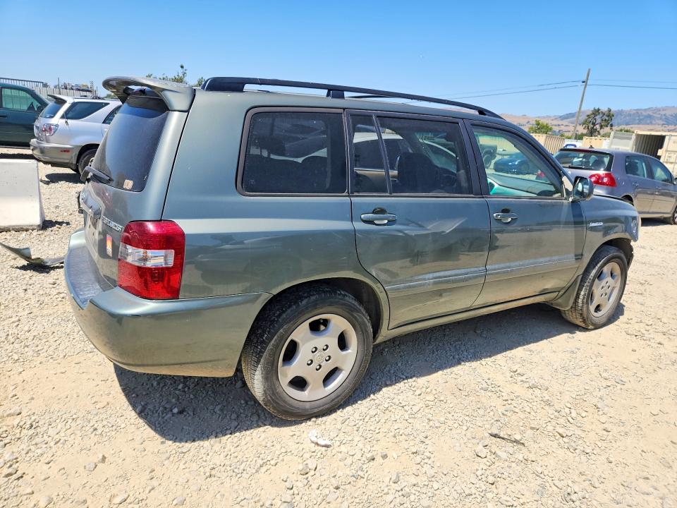 2006 Toyota Highlander VIN JTEDP21A860096870 COPART salvage auction — FRONT END, CA - SALVAGE CERTIFICATE, sold $60 on 2026-07-21 (photo 3)
