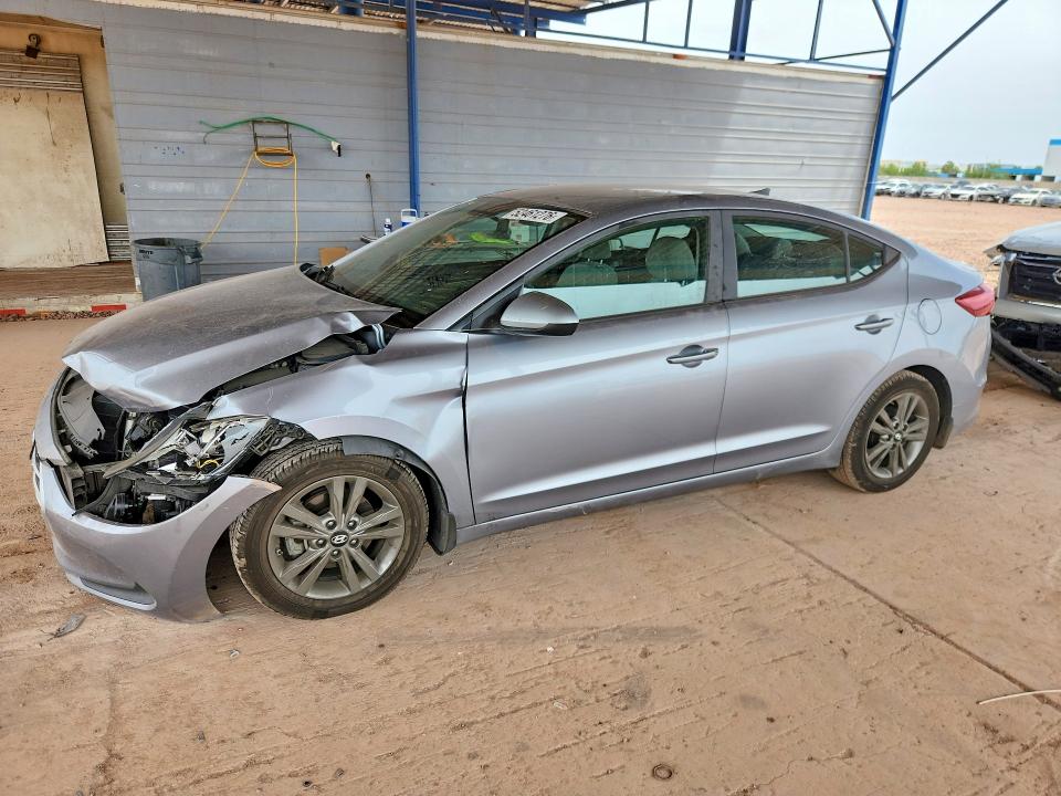 2017 Hyundai VIN 5NPD84LF0HH193492 COPART salvage auction — FRONT END, Az - Cert Of Title - Salvage, sold $2,600 on 2026-07-09 (photo 1)
