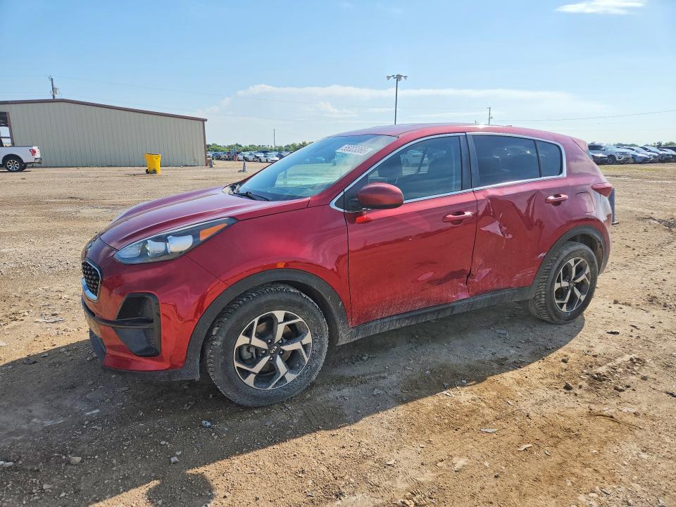 2021 Kia Sportage VIN KNDPM3AC4M7864849 COPART salvage auction — SIDE, Tx - Salvage Vehicle Title, sold $2,900 on 2026-07-15 (photo 1)