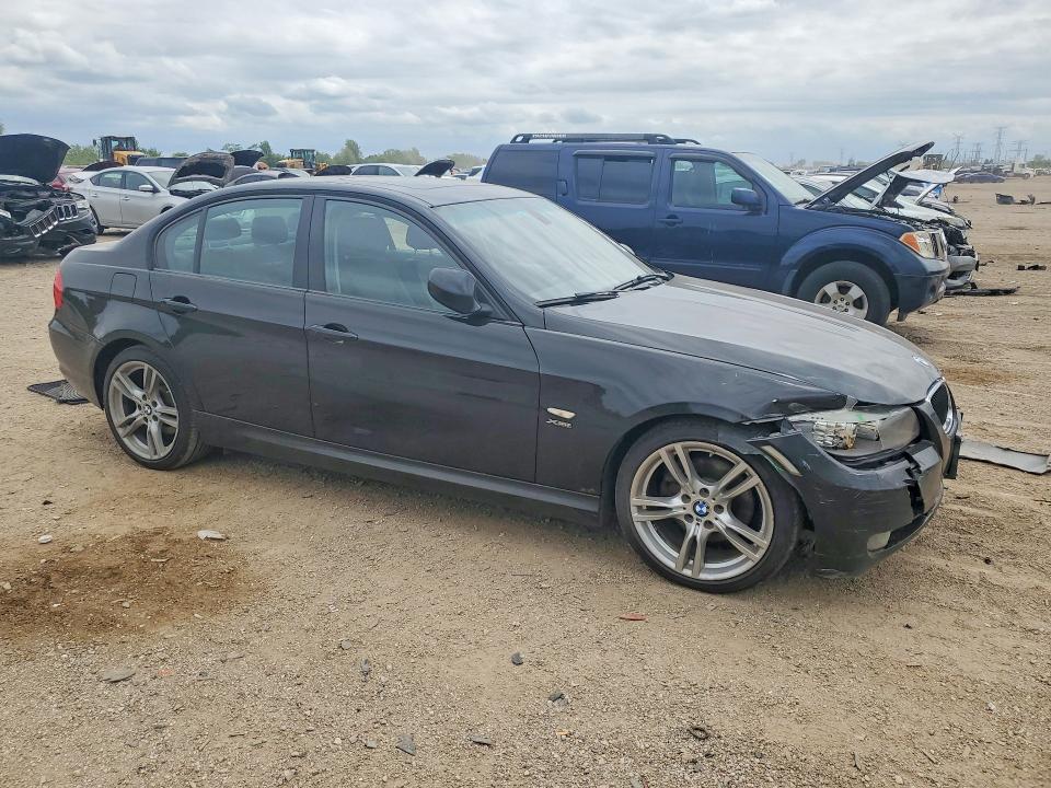 2011 BMW 3er VIN WBAPK7C52BA971598 COPART salvage auction — FRONT END, Il - Salvage Certificate, sold $600 on 2026-07-07 (photo 4)