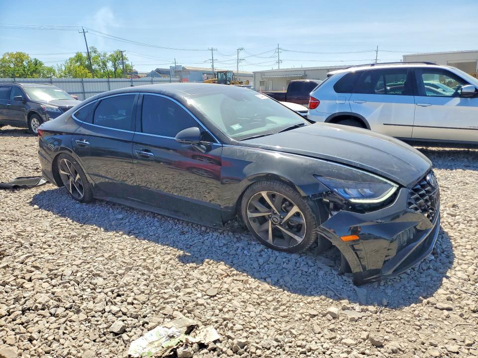 2022 Hyundai VIN KMHL44J28NA226390 COPART salvage auction — SIDE, Il - Salvage Certificate, sold $3,900 on 2026-07-17 (photo 4)