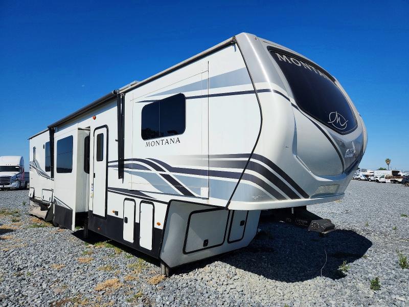 2022 Keys Montana VIN 4YDFM0T28N4703192 COPART salvage auction — ROLLOVER, CA - SALVAGE CERTIFICATE, sold $18,300 on 2026-07-30 (photo 1)