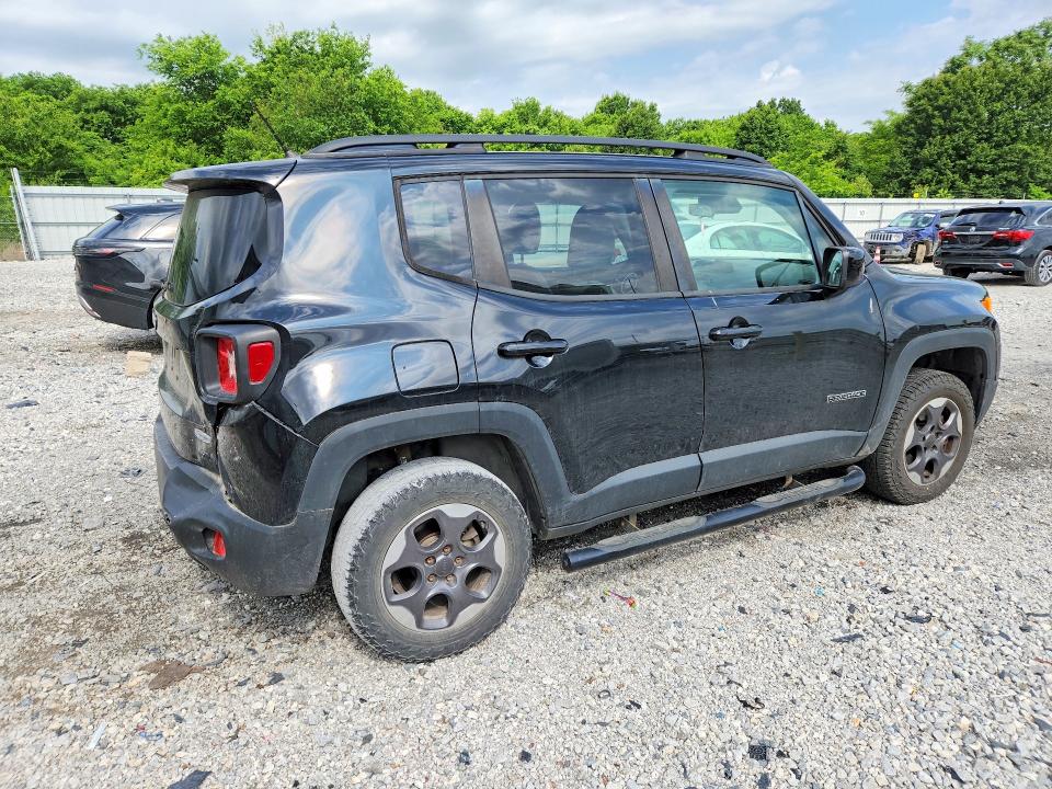 2015 Jeep Renegade VIN ZACCJBBH7FPC31182 COPART salvage auction — REAR END, Ar - Cert Of Title-Salvage, sold $1,500 on 2026-07-20 (photo 3)