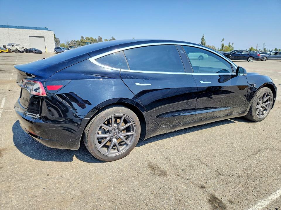 2020 Tesla Model 3 VIN 5YJ3E1EA6LF611257 COPART salvage auction — REAR END, Ca - Salvage Certificate, sold $5,500 on 2026-07-27 (photo 3)