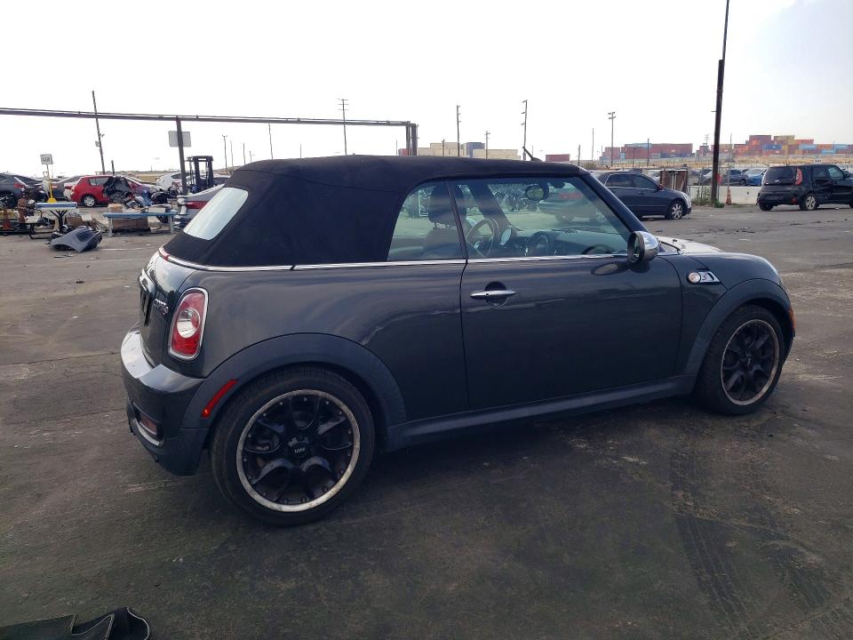 2012 Mini Cooper VIN WMWZP3C56CT296668 COPART salvage auction — FRONT END, CA - SALVAGE CERTIFICATE, sold $1,500 on 2026-07-02 (photo 3)