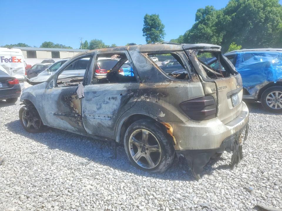 2008 Mercedes-benz Ml-class VIN 4JGBB22E18A410833 COPART salvage auction — INTERIOR BURN, Tn - Non-Repairable Certificate, sold $350 on 2026-07-09 (photo 2)
