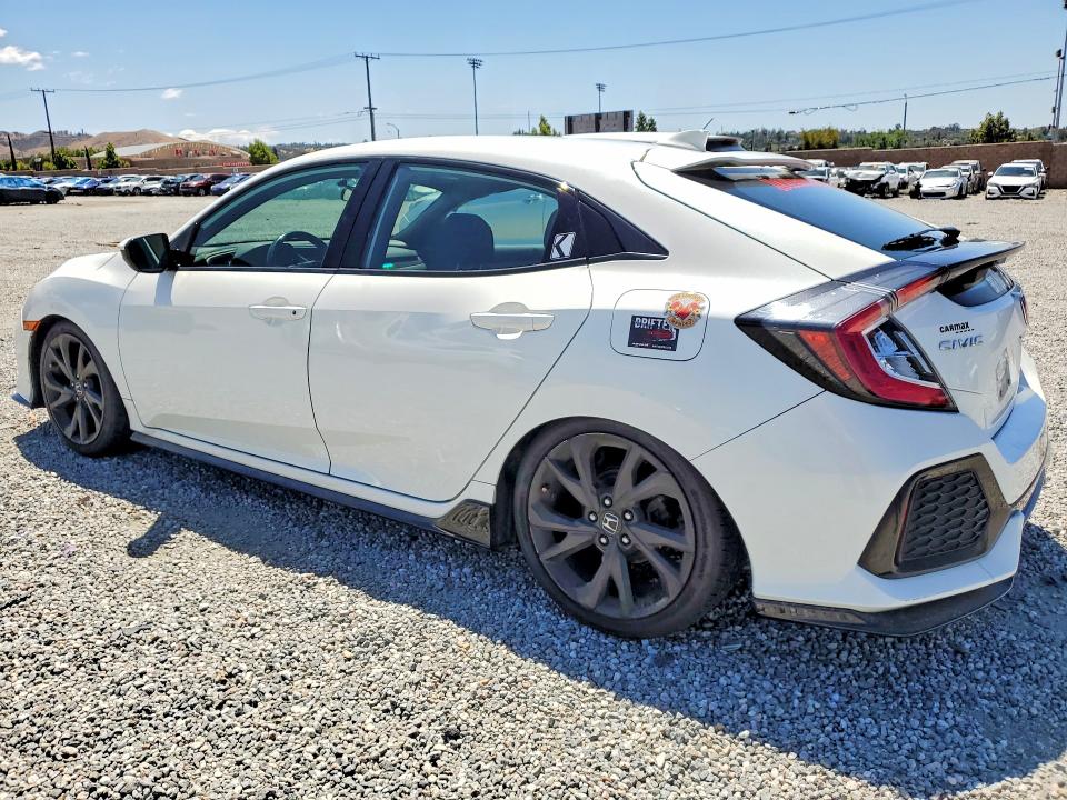 2018 Honda Civic VIN SHHFK7G41JU201915 COPART salvage auction — REAR END, Ca - Salvage Certificate, sold $1,100 on 2026-07-22 (photo 2)
