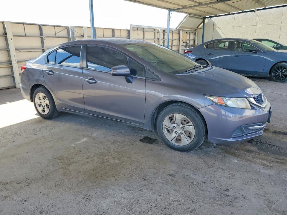 2015 Honda Civic VIN 2HGFB2F55FH520526 COPART salvage auction — SIDE, Nm - Cert Of Title-Salvage, sold $800 on 2026-07-24 (photo 4)