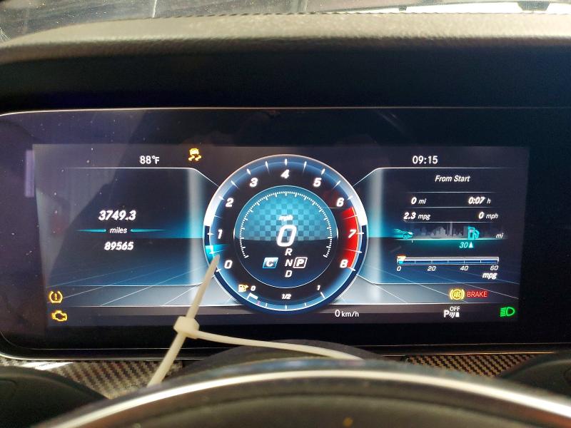 2018 Mercedes-benz E-klasse VIN WDDZF6EB7JA312448 COPART salvage auction — FRONT END, Wv - Certificate Of Title (P), sold $18,200 on 2026-07-27 (photo 9)
