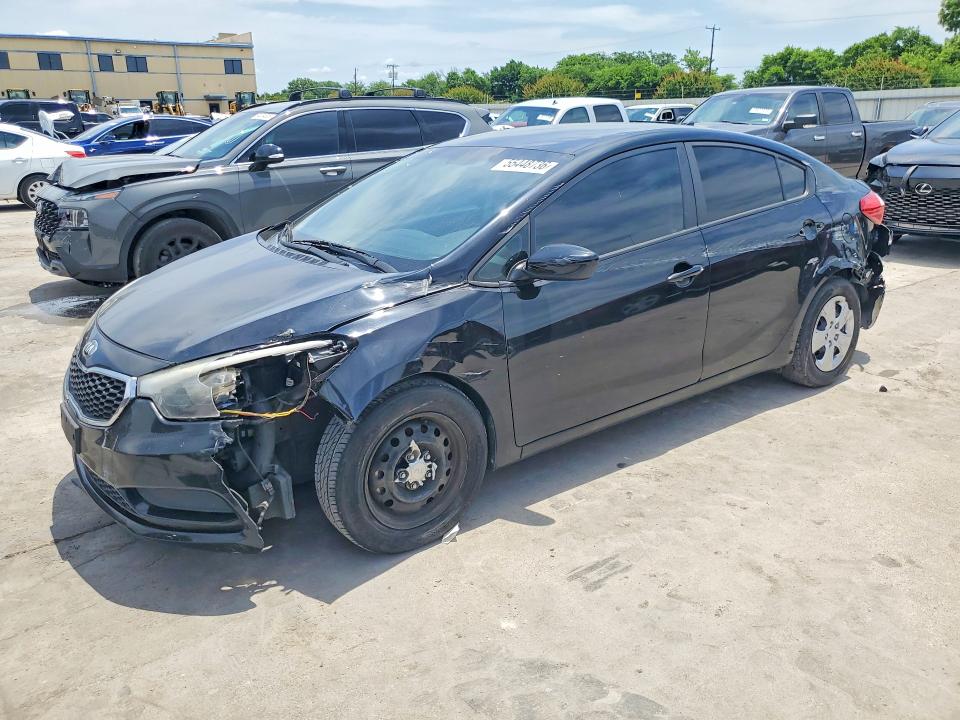 2016 Kia Forte VIN KNAFK4A60G5586630 COPART salvage auction — REAR END, Tx - Salvage Vehicle Title, sold $175 on 2026-07-27 (photo 1)