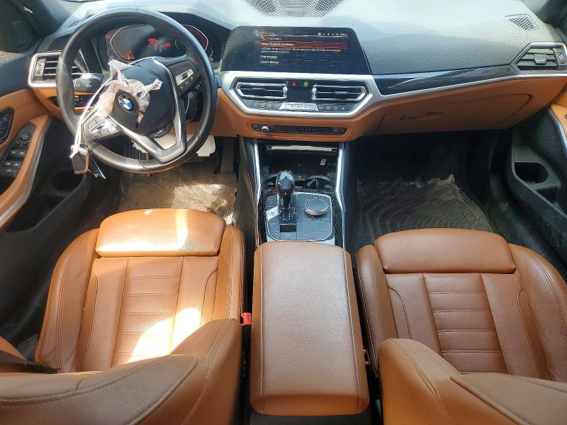 2020 BMW 3 series VIN WBA5R7C08LFH43328 COPART salvage auction — FRONT END, On - Permit No Brand - Unfit, sold $10,200 on 2026-08-18 (photo 8)