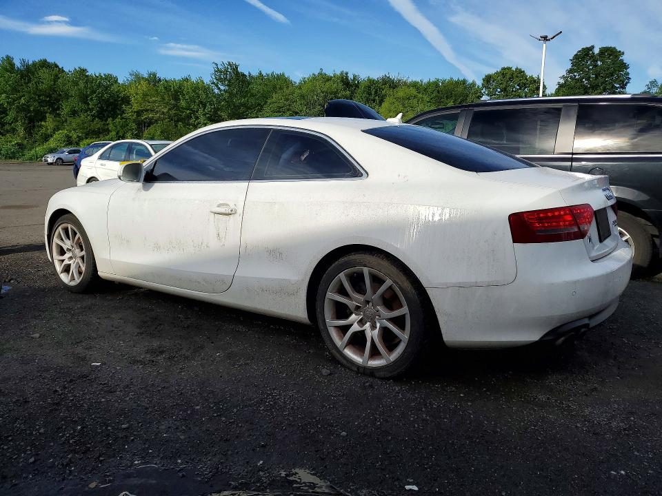 2012 Audi A5 VIN WAULFAFR3CA037496 COPART salvage auction — FRONT END, Wv - Certificate Of Title, sold $1,500 on 2026-07-09 (photo 2)