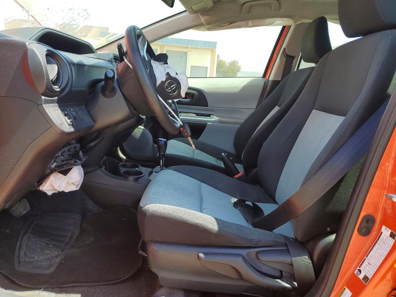 2013 Toyota Prius c VIN JTDKDTB38D1031566 COPART salvage auction — FRONT END, Ca - Salvage Certificate, sold $200 on 2026-07-07 (photo 7)