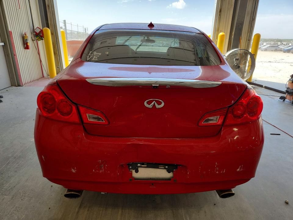 2011 Infiniti G37 VIN JN1CV6AR3BM405508 COPART salvage auction — FRONT END, NE - CERT OF TITLE-SALVAGE, sold $550 on 2026-07-14 (photo 6)