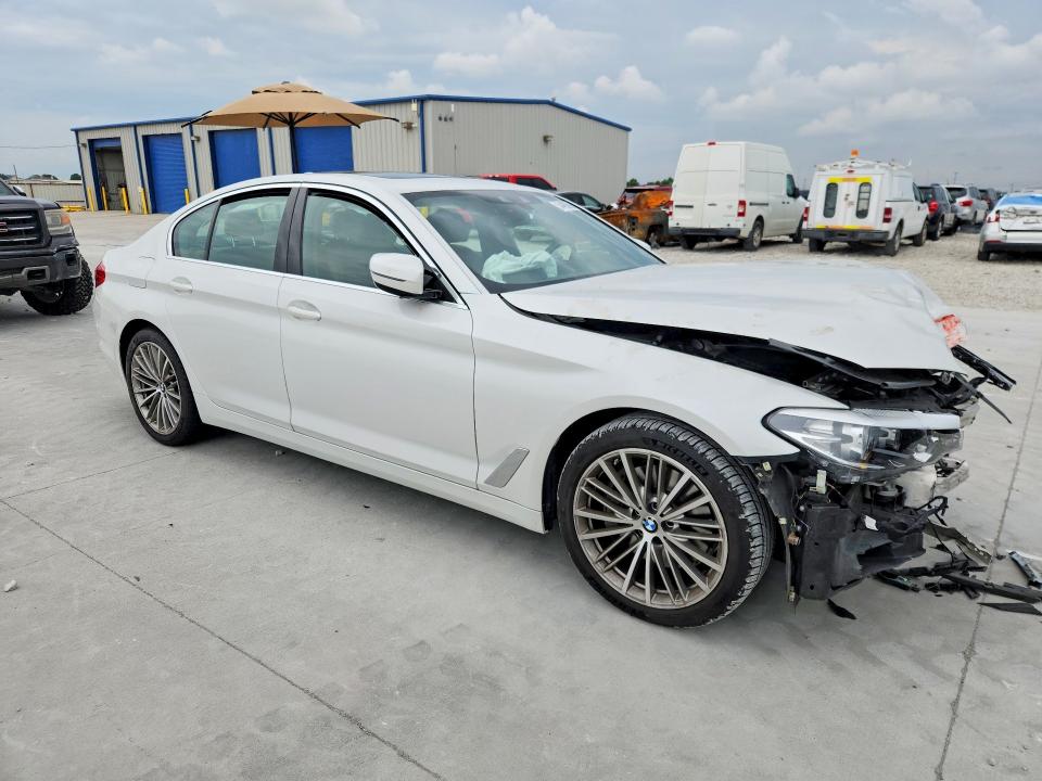 2020 BMW 5er VIN WBAJS1C0XLWW75241 COPART salvage auction — FRONT END, Tx - Salvage Vehicle Title, sold $9,700 on 2026-07-07 (photo 4)
