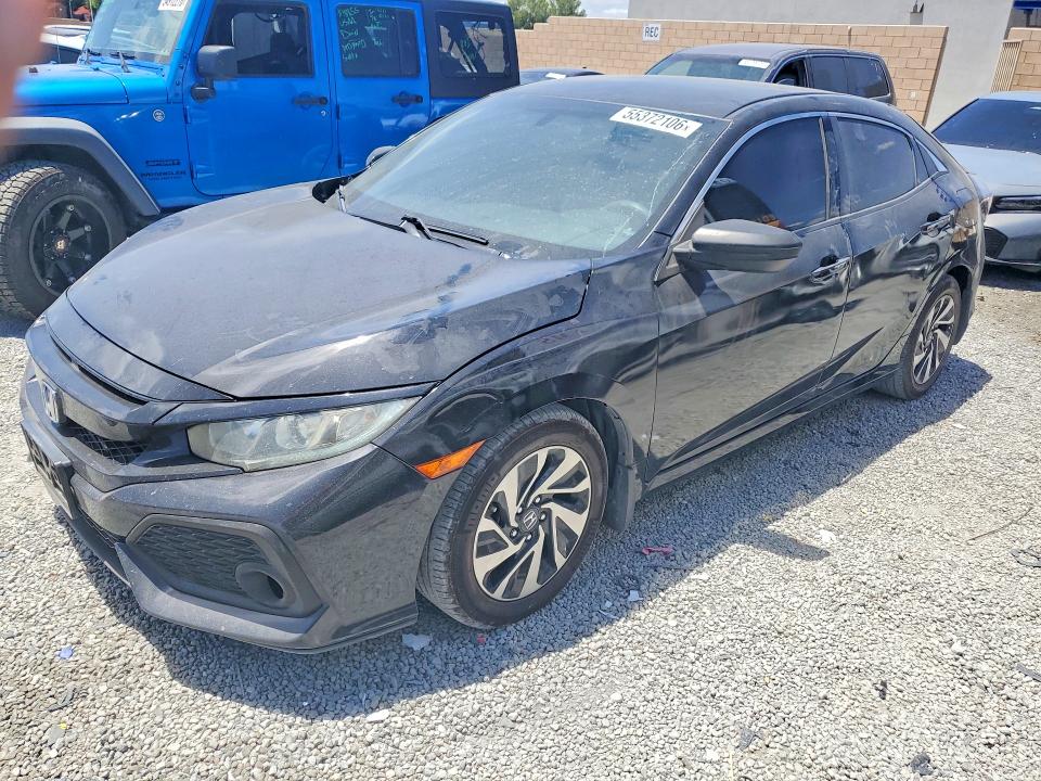 2018 Honda Civic VIN SHHFK7H25JU431289 COPART salvage auction — SIDE, Ca - Salvage Certificate, sold $3,300 on 2026-07-15 (photo 1)