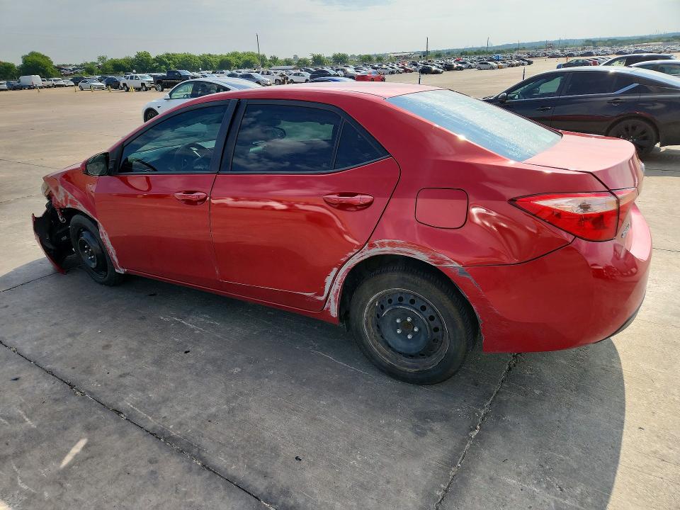 2019 Toyota Corolla VIN 5YFBURHE6KP892474 COPART salvage auction — FRONT END, TX - SALVAGE VEHICLE TITLE (P), sold $2,150 on 2026-07-16 (photo 2)