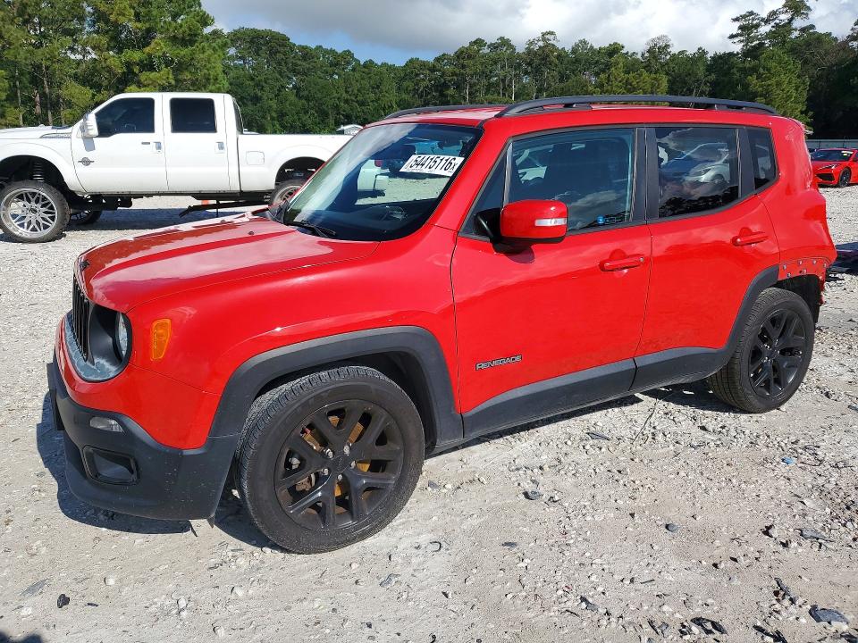 2017 Jeep Renegade VIN ZACCJABB1HPG44952 COPART salvage auction — REAR END, Tx - Certificate Of Title, sold $2,150 on 2026-07-07 (photo 1)