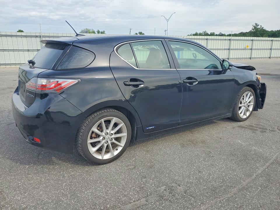 2012 Lexus Ct VIN JTHKD5BH2C2102954 COPART salvage auction — FRONT END, Nc - Salvage Certificate Of Title, sold $275 on 2026-07-21 (photo 3)