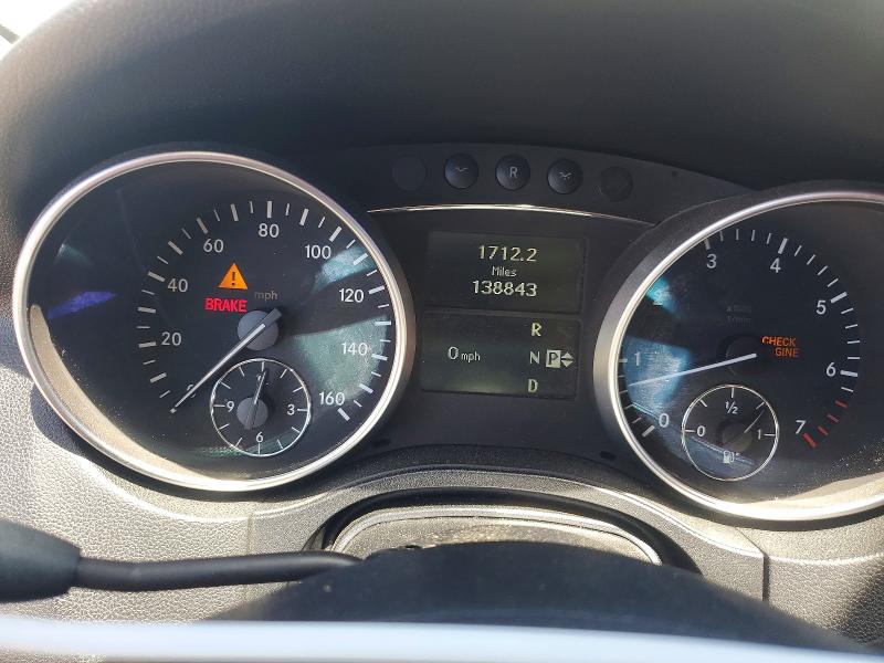 2011 Mercedes-benz Ml-class VIN 4JGBB8GB6BA669746 COPART salvage auction — NORMAL WEAR, Fl - Certificate Of Title, sold $2,450 on 2026-07-08 (photo 9)