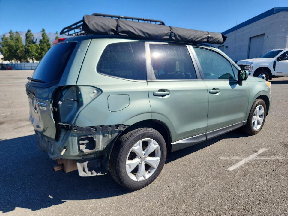 2014 Subaru Forester VIN JF2SJAEC9EH559006 COPART salvage auction — REAR END, Ca - Salvage Certificate, sold $1,750 on 2026-07-28 (photo 3)
