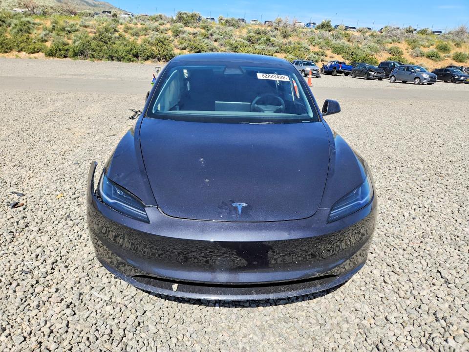 2024 Tesla Model 3 VIN 5YJ3E1EB1RF829740 COPART salvage auction — SIDE, Nv - Salvage Title, sold $13,500 on 2026-07-09 (photo 5)