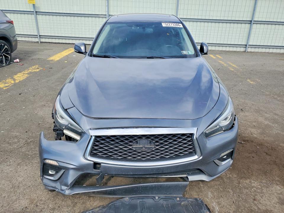 2018 Infiniti Q50 VIN JN1EV7AR4KM554749 COPART salvage auction — FRONT END, Pa - Certificate Of Salvage, sold $2,950 on 2026-07-02 (photo 5)