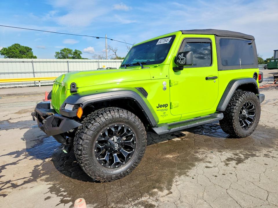 2021 Jeep Wrangler / VIN 1C4GJXAG2MW782935 COPART salvage auction — FRONT END, TN - SALVAGE CERTIFICATE, sold $10,500 on 2026-07-29 (photo 1)