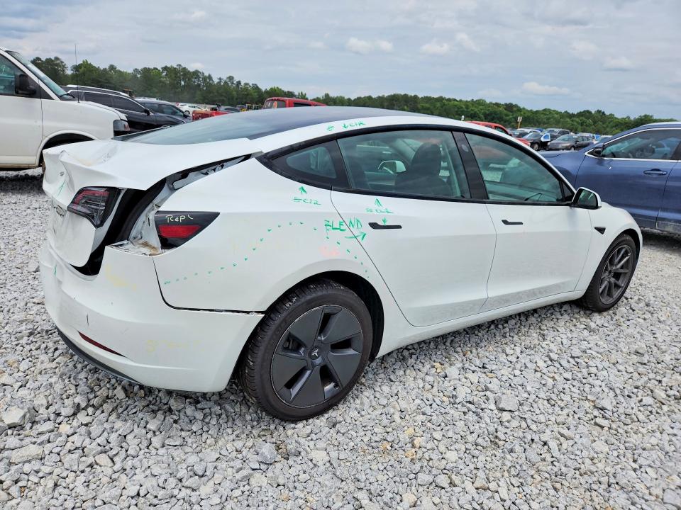 2023 Tesla VIN 5YJ3E1EA4PF549170 COPART salvage auction — REAR END, Ga - Cert Of Title-Salvage, sold $9,300 on 2026-07-16 (photo 3)