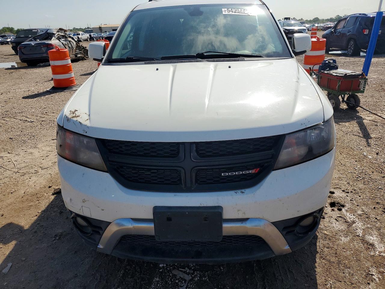 2019 Dodge Journey VIN 3C4PDCGG2KT686684 COPART salvage auction — Front End, TX - SALVAGE VEHICLE TITLE, sold $725 on 2026-07-02 (photo 5)
