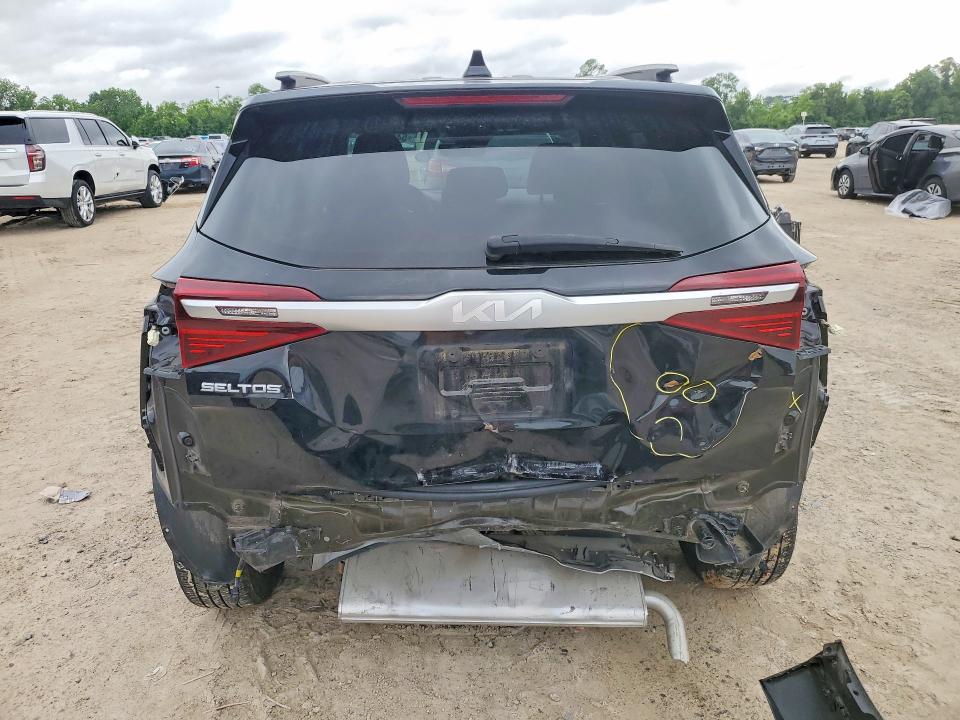 2023 Kia Seltos VIN KNDERCAA8P7438531 COPART salvage auction — REAR END, Tx - Salvage Vehicle Title, sold $8,900 on 2026-07-17 (photo 6)