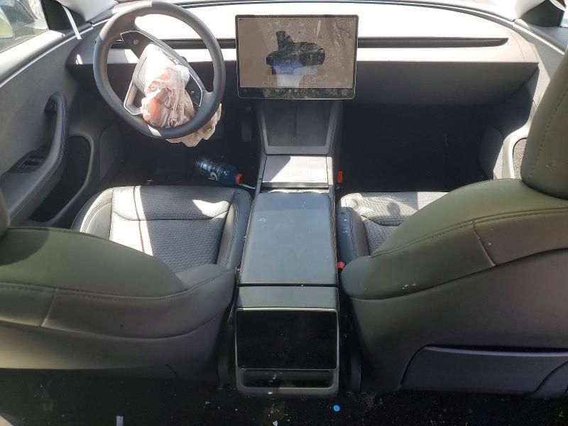 2025 Tesla Model 3 VIN 5YJ3E1EA9SF980158 COPART salvage auction — FRONT END, Nj - Cert Of Title-Salvage, sold $7,200 on 2026-07-28 (photo 8)