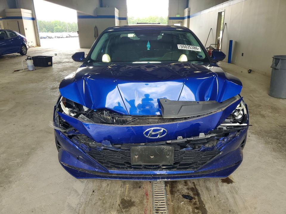 2022 Hyundai Elantra VIN 5NPLM4AG0NH060018 COPART salvage auction — FRONT END, Va - Cert Of Title - Salvage, sold $2,300 on 2026-07-10 (photo 5)