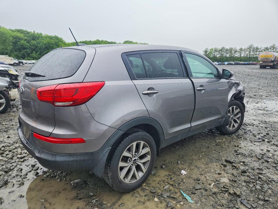2014 Kia Sportage VIN KNDPB3AC1E7586158 COPART salvage auction — FRONT END, Id - Salvage Certificate Of Title, sold $2,250 on 2026-07-08 (photo 3)