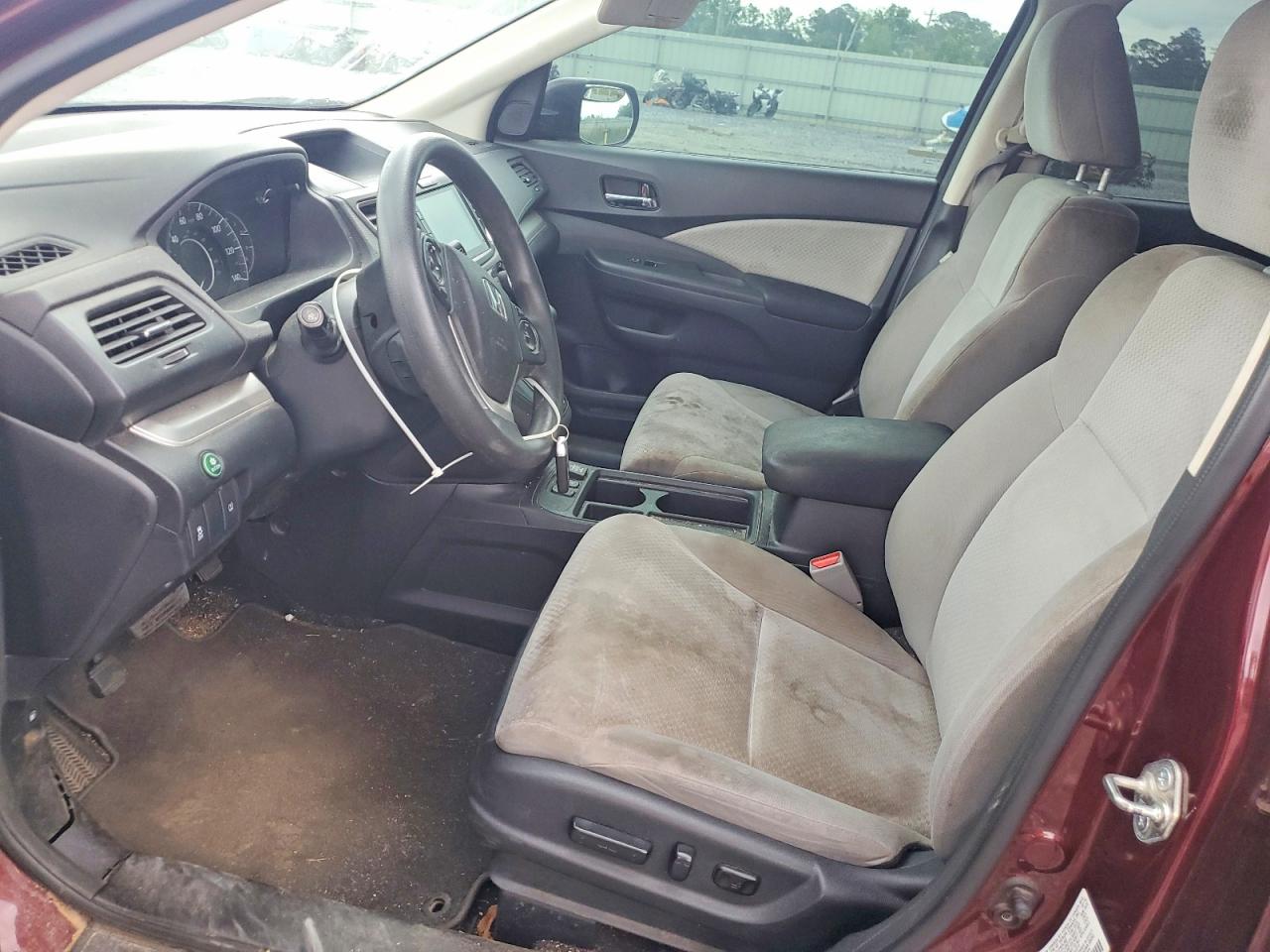 2016 Honda CR-V VIN 2HKRM3H57GH528807 COPART salvage auction — Front End, AL - CERT OF TITLE-PARTS ONLY SALVG, sold $3,200 on 2026-06-25 (photo 7)