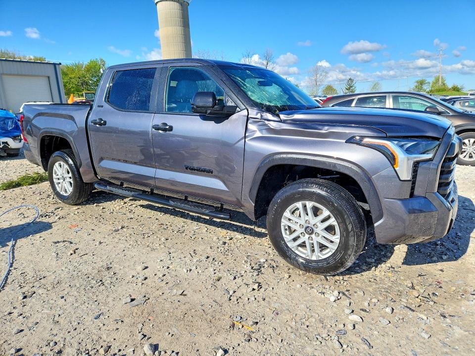 2025 Toyota Tundra VIN 5TFLA5DB0SX269628 COPART salvage auction — FRONT END, Mi - Certificate Of Title, sold $1,200 on 2026-07-30 (photo 4)