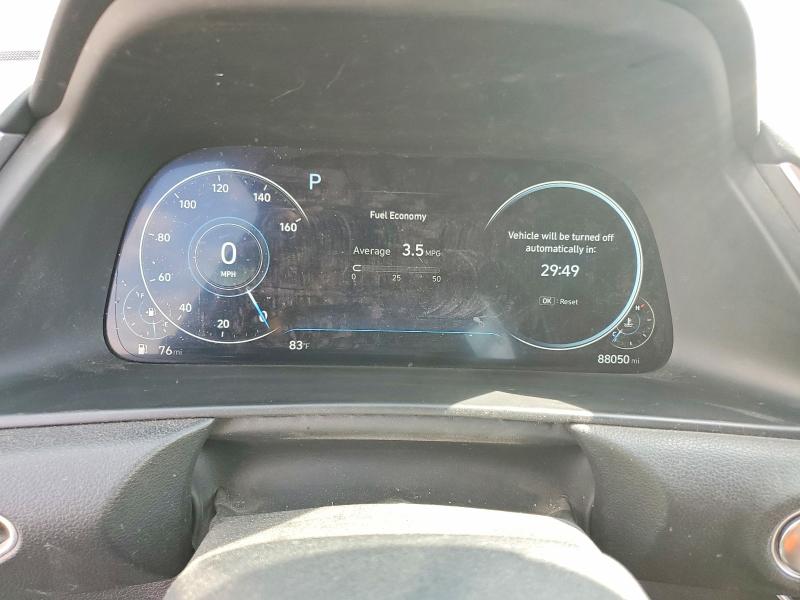 2021 Hyundai Sonata VIN 5NPEH4J29MH095687 COPART salvage auction — FRONT END, CA - SALVAGE CERTIFICATE, sold $6,600 on 2026-07-09 (photo 9)