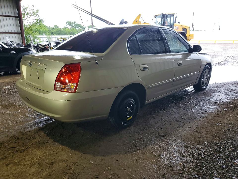 2005 Hyundai Elantra VIN KMHDN46D55U997500 COPART salvage auction — FRONT END, Tx - Salvage Vehicle Title, sold $450 on 2026-07-06 (photo 3)